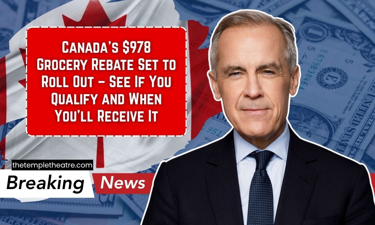 Canada’s $978 Grocery Rebate Set to Roll Out – See If You Qualify and When You’ll Receive It