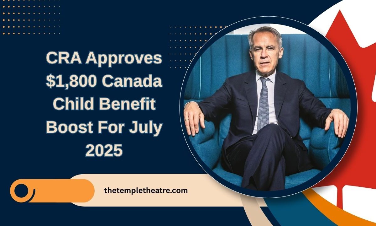 CRA Approves $1,800 Canada Child Benefit Boost For July 2025 – Eligibility, Dates & Key Details